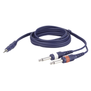 Dap FL31 - stereo mini-jack to 2 mono Jack L/R 3 m 3 m