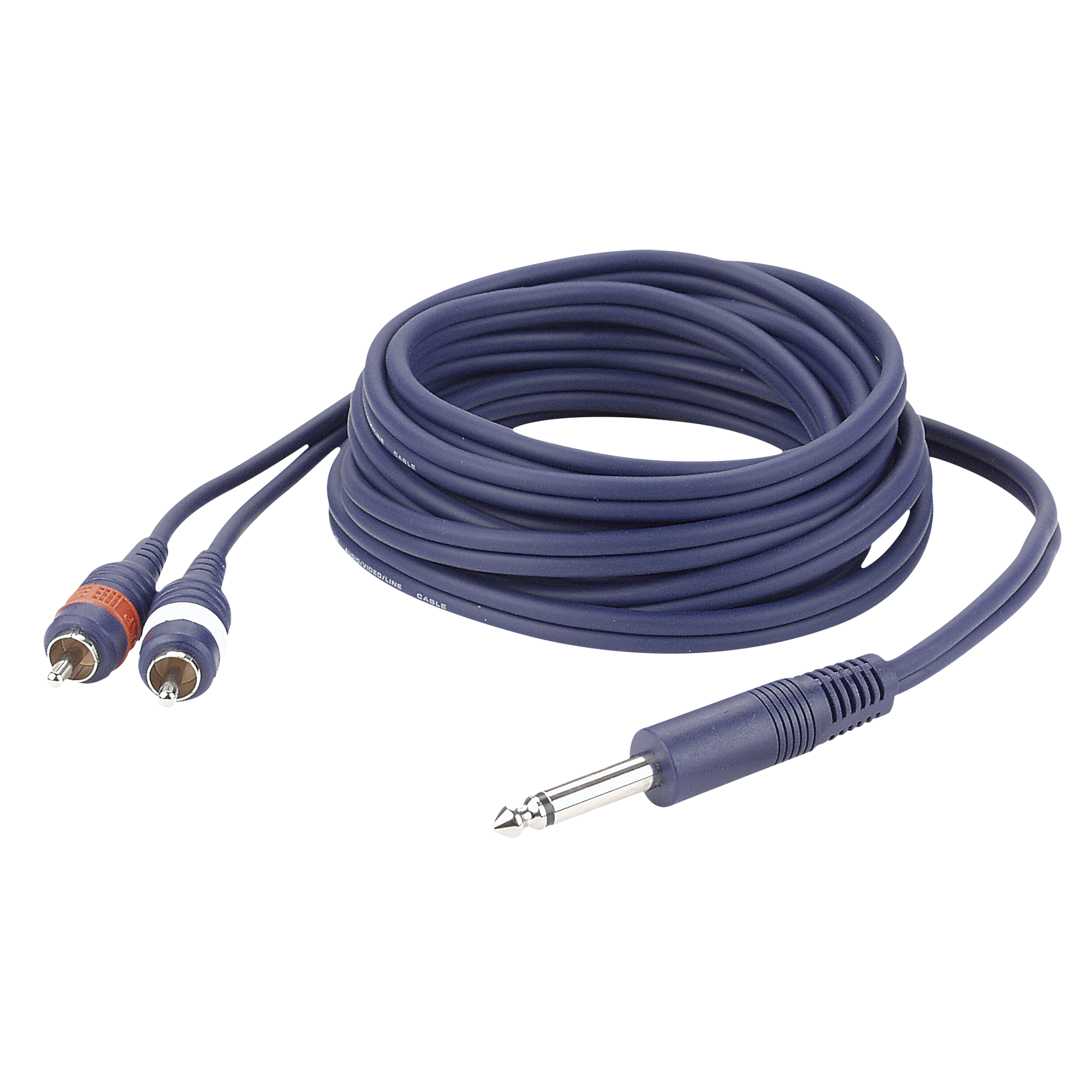 Dap FL33 - mono Jack to 2 RCA male L/R 1.5 m 1,5 m