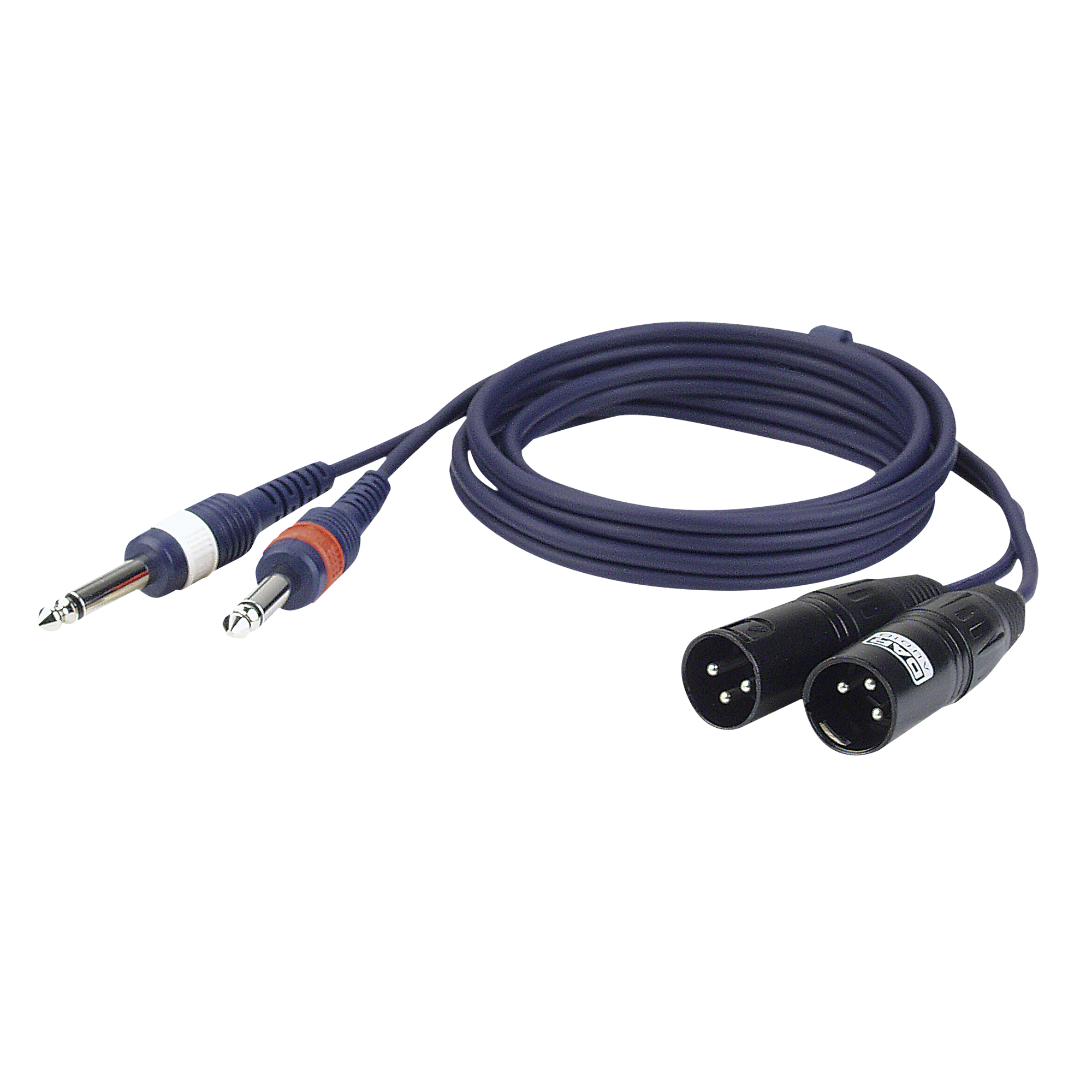 Dap FL44 - 2 unbal. Jack mono L/R to 2 XLR/M 3P 1.5 m 1,5 m