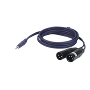 Dap FL46 - stereo mini-jack to 2 XLR/M 3P 1.5 m 1,5m