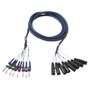 Dap FL62 - 8 XLR/M 3P to 8 Jack mono 6 m 6 m