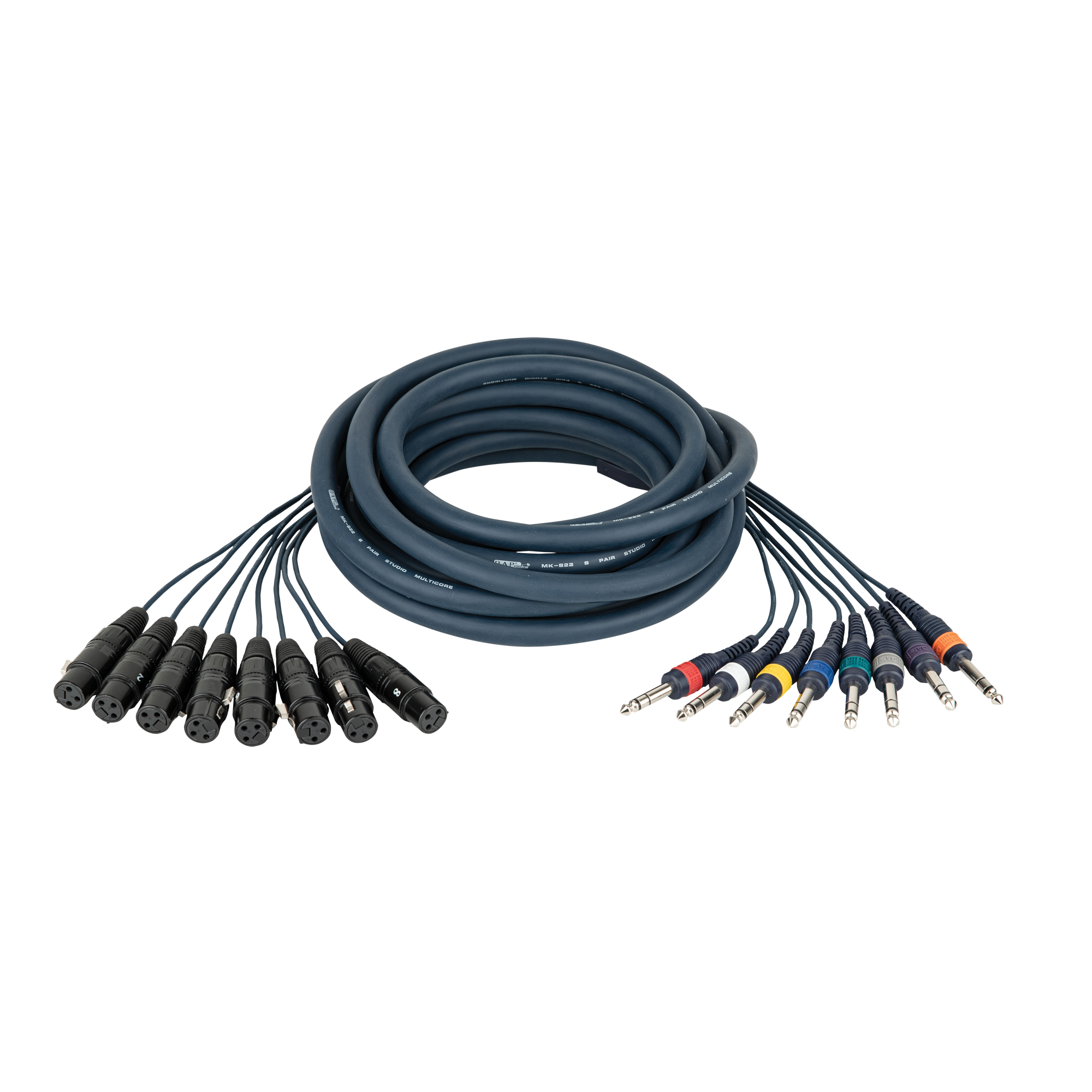 Dap FL67 - 8 XLR/F 3P to 8 Jack stereo 3 m 3 m