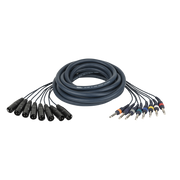 Dap FL68 - 8 XLR/M 3P to 8 Jack stereo 3 m 3 m