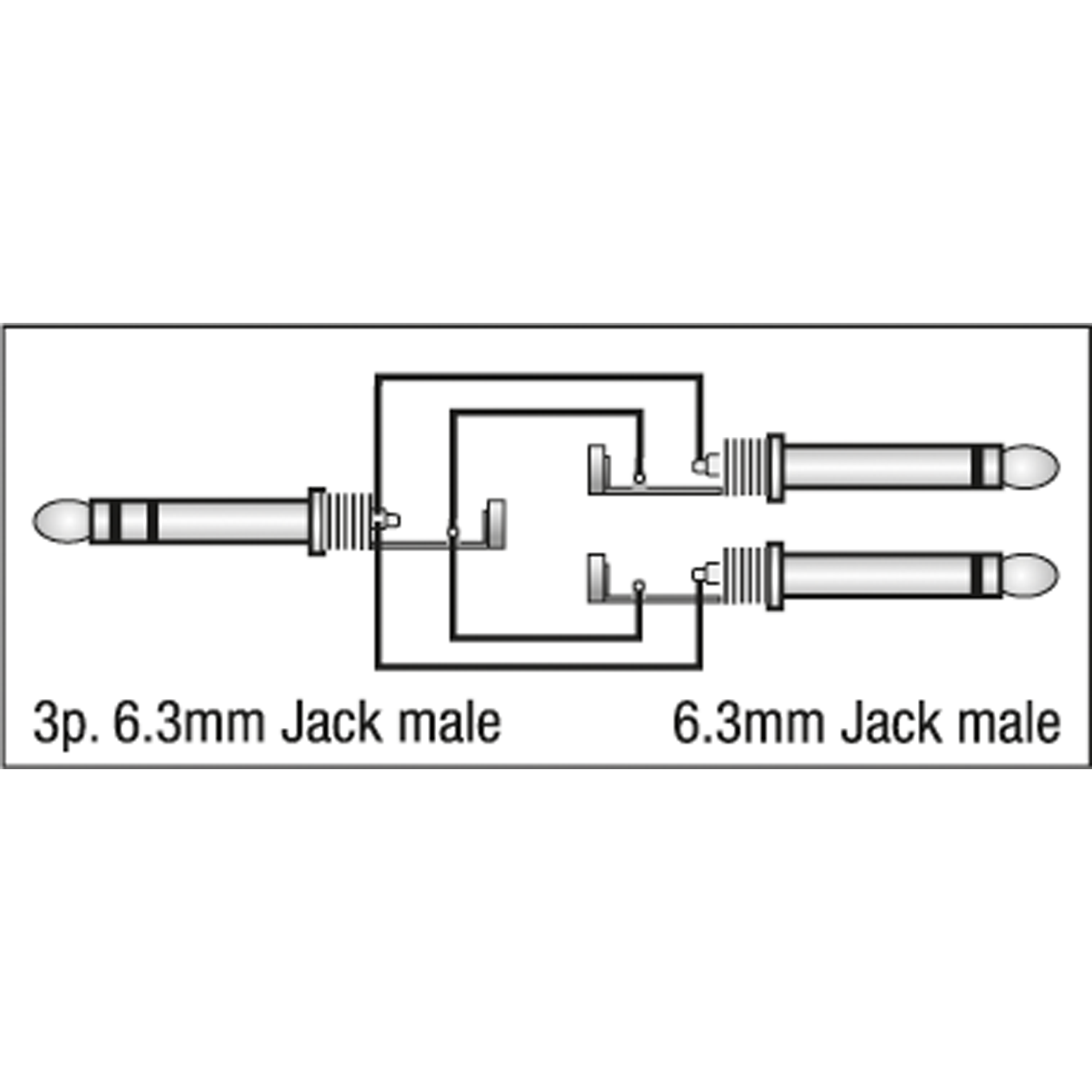 Dap FL69 - 8 Jack mono to 4 Jack stereo 3 m 3 m