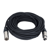 Dap FL74 XLR M/F Mic/Line Cable Neutrik XX series 10 m 10 m - placcato argento