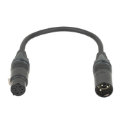 DAP 3-pin male to 5-pin female DMX adapter - Neutrik XX Adattatore per cavo