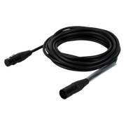 DAP FLR08 - DMX/AES-EBU XLR/M 5P to XLR/F 5P 10 m - Silver plated 10 m - placcato argento