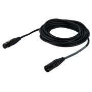 DAP FLR09 - DMX/AES-EBU XLR/M 3P to XLR/F 3P 10 m - Silver plated 10 m - placcato argento