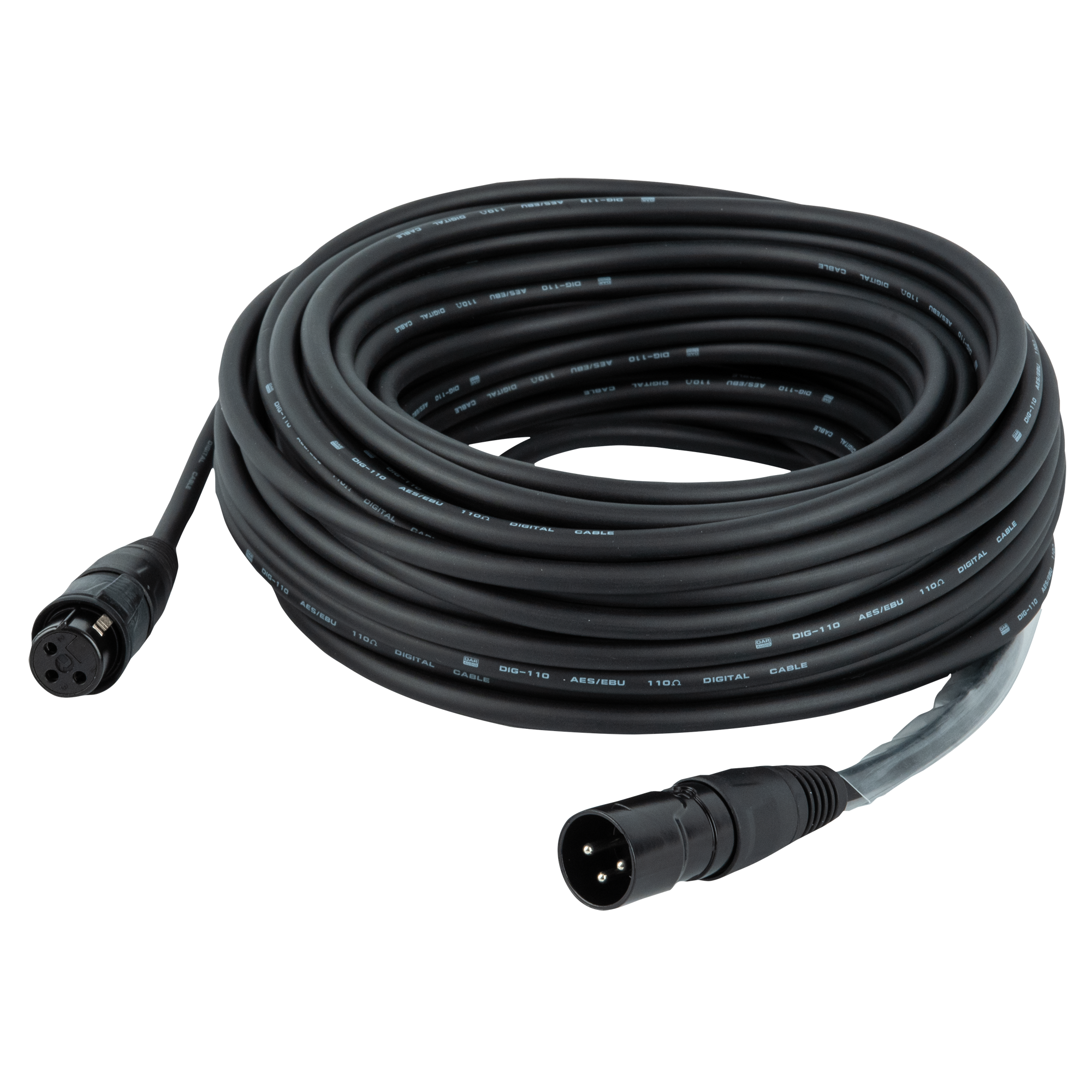 DAP FLR73 - IP65 DMX/AES-EBU XLR/M 3P to XLR/F 3P Rean RCX3 series 15 m 15 m