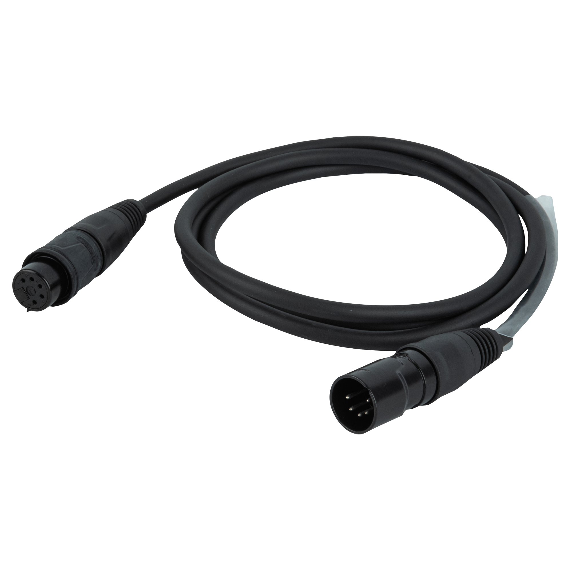 DAP FLR75 - IP65 DMX/AES-EBU XLR/M 5P to XLR/F 5P Rean RCX5 connectors 1.5 m 1,5 m