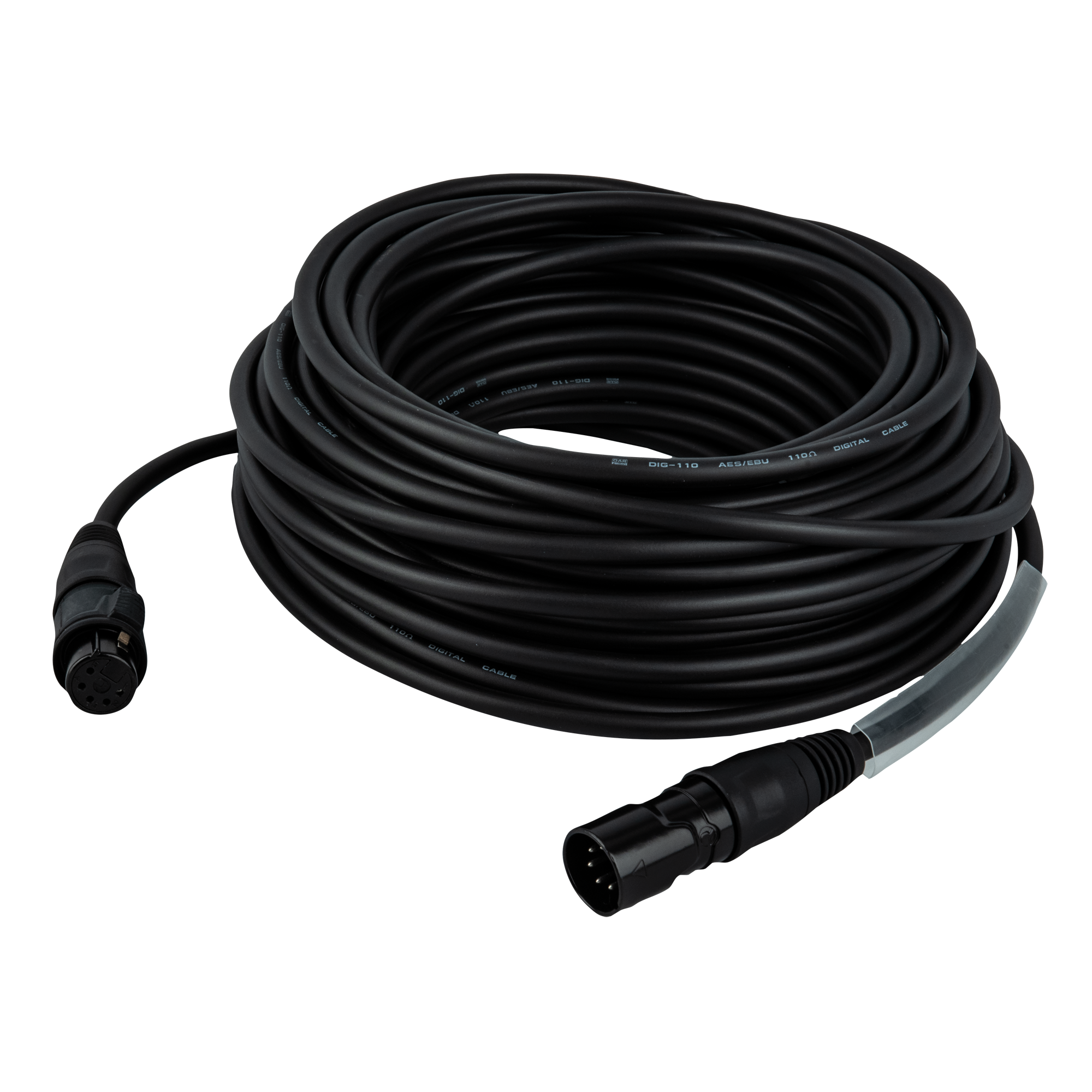 DAP FLR75 - IP65 DMX/AES-EBU XLR/M 5P to XLR/F 5P Rean RCX5 connectors 20 m 20 m