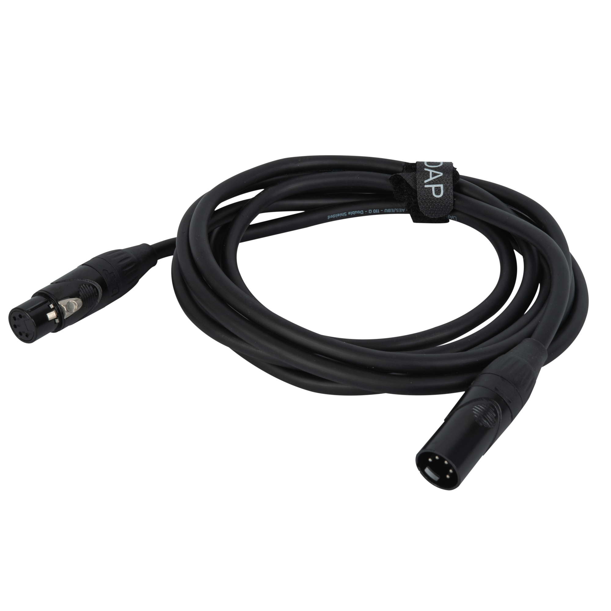 DAP FLX08 - DMX/AES-EBU XLR/M 5P to XLR/F 5P 1.5 m 1,5 m