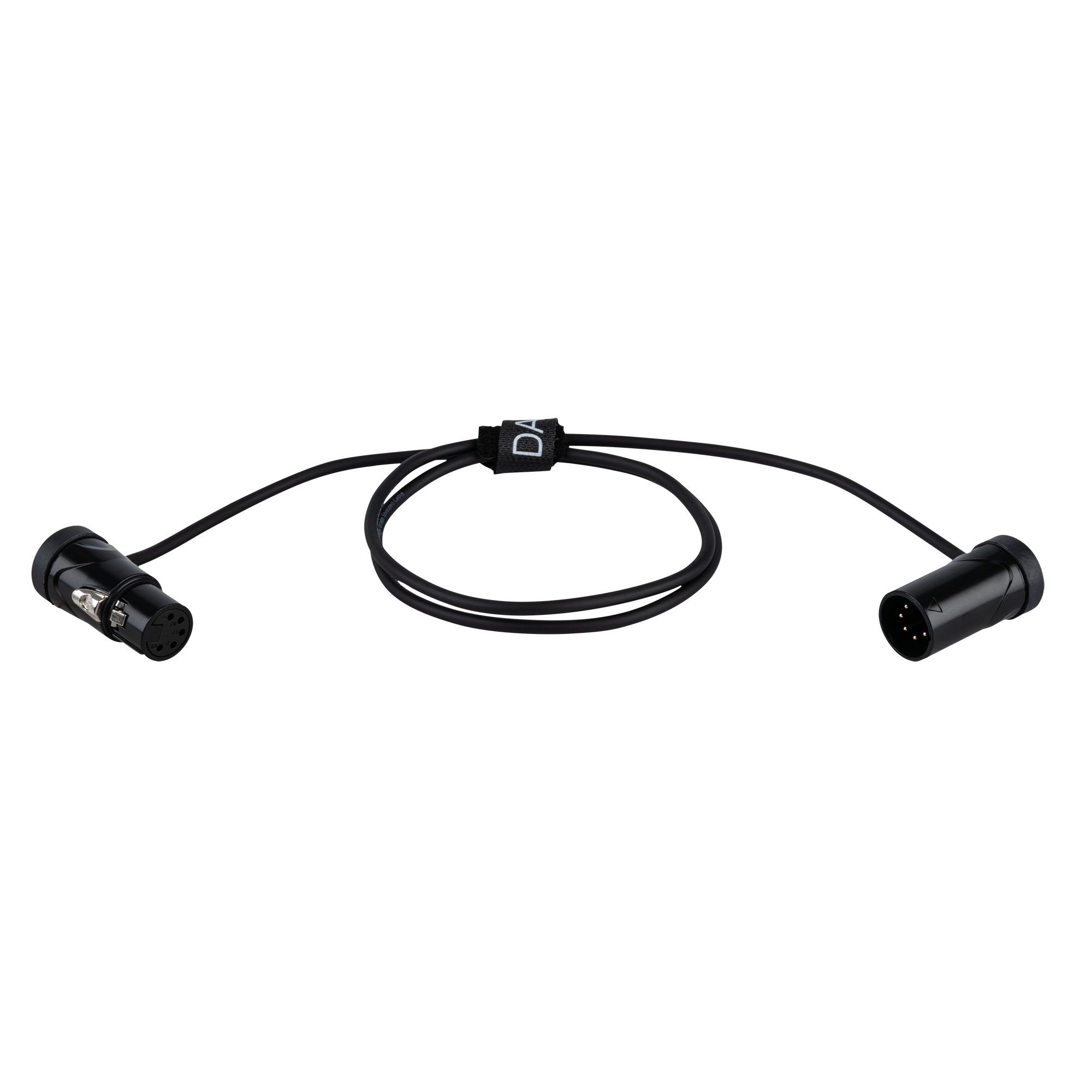 DAP FLX18 - bal. XLR/M 5P to XLR/F 5P Patch Cable 0.90 m Cavo patch XLR ultracompatto ad angolo retto - 90 cm