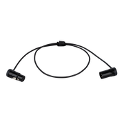 DAP FLX19 - bal. XLR/M 3P to XLR/F 3P Patch Cable 0.90 m Cavo patch XLR ultracompatto ad angolo retto - 90 cm