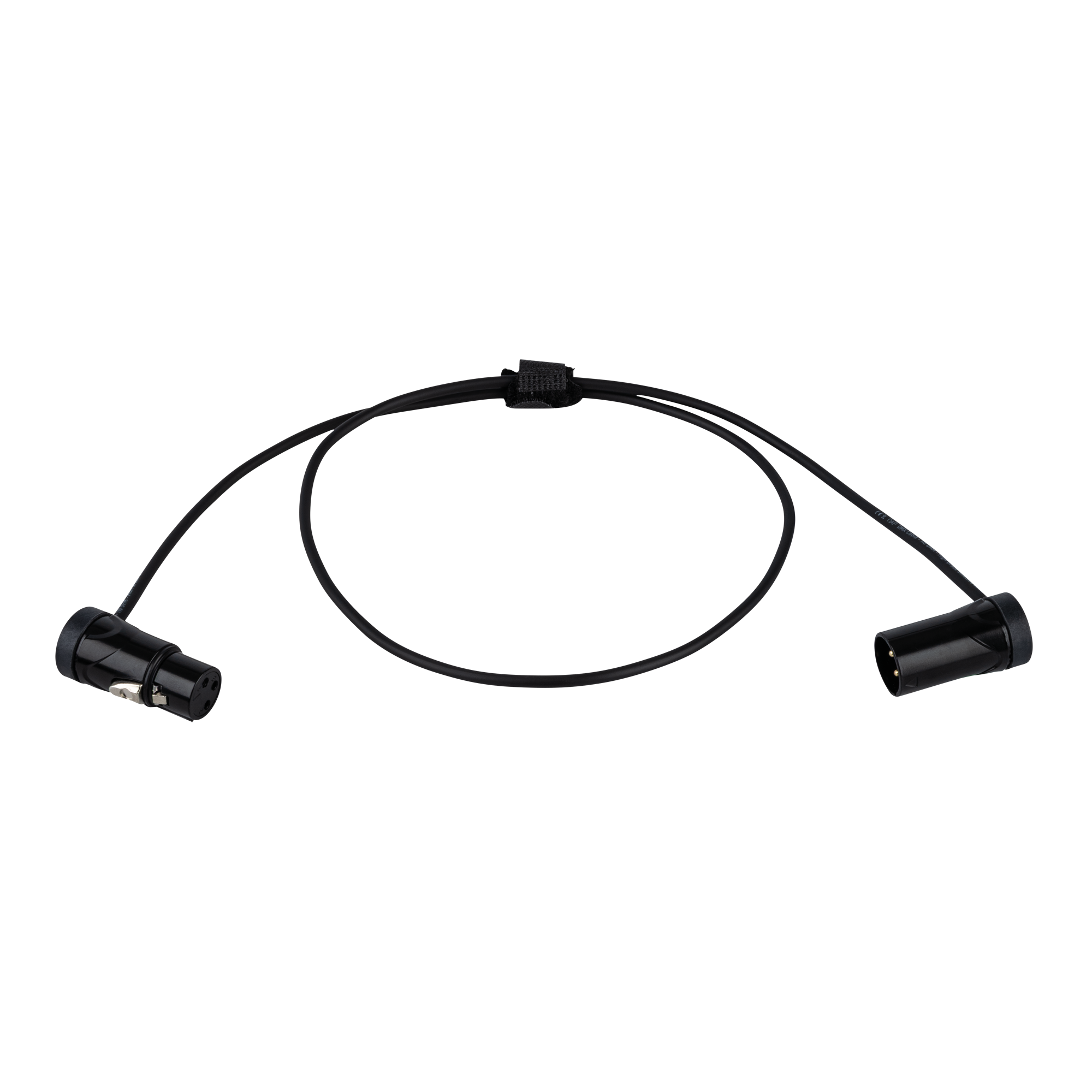 DAP FLX19 - bal. XLR/M 3P to XLR/F 3P Patch Cable 0.90 m Cavo patch XLR ultracompatto ad angolo retto - 90 cm