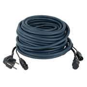 DAP FP08 - Schuko/XLR F - IEC/XLR M - Audio / Power 20 m, Blue 20 m - blu