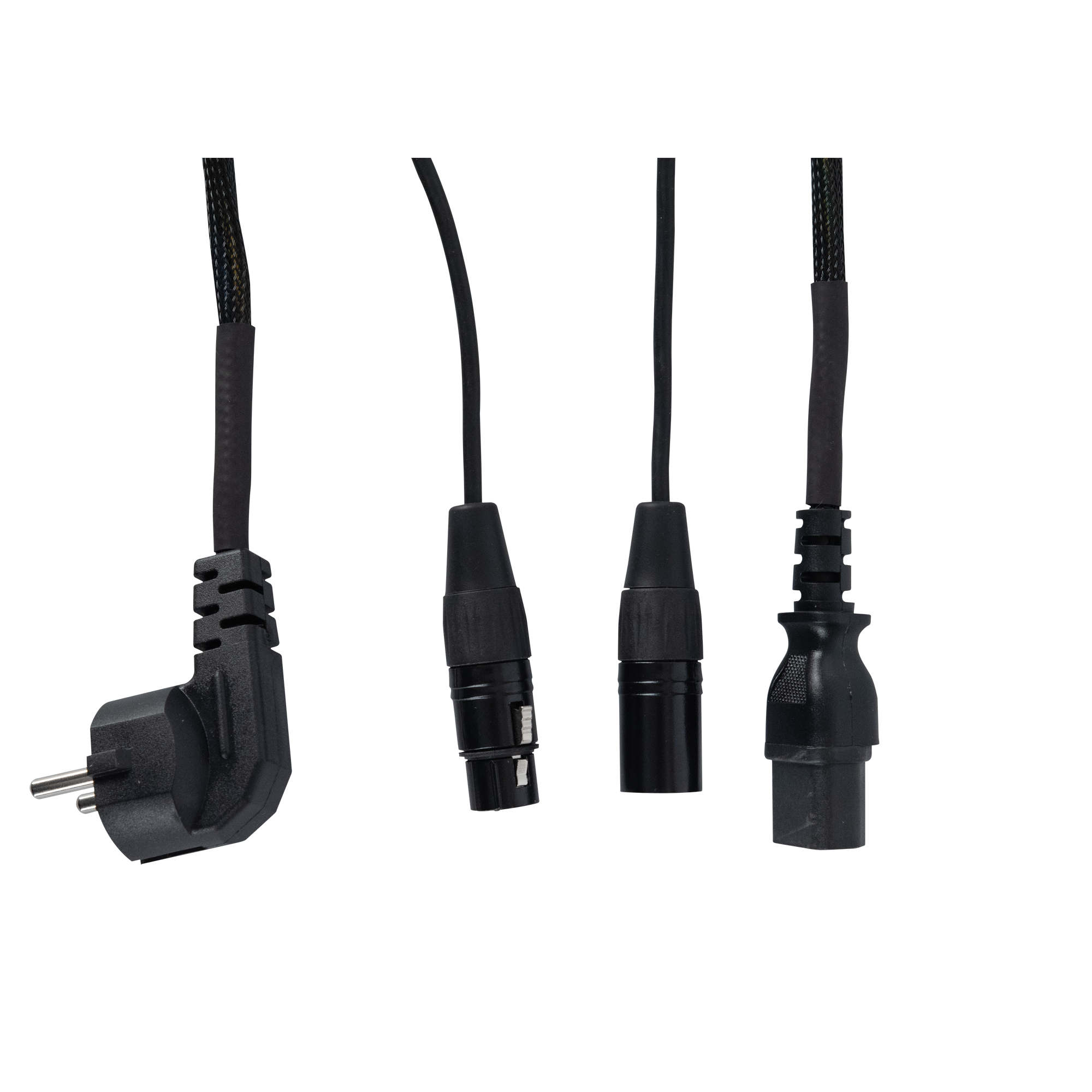 DAP FP08 - Schuko/XLR F - IEC/XLR M - Audio / Power 20 m, Black 20 m - nero