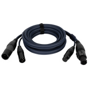 DAP FP-13 Hybrid Cable - powerCON TRUE1 & 3-pin XLR - DMX / Power 3 m 3 m - blu