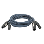 DAP FP-14 Hybrid Cable - powerCON TRUE1 & 5-pin XLR - DMX / Power 6 m 6 m - blu
