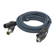 DAP FP-15 Hybrid Cable - powerCON TRUE1 & 3-pin XLR IP - DMX / Power 1.5 m 1,5 m - blu