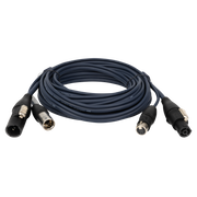 DAP FP-16 Hybrid Cable - powerCON TRUE1 & 5-pin XLR IP - DMX / Power 6 m 6 m - blu