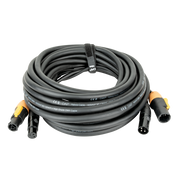 DAP FP22 Hybrid Cable - Power Pro True & 3-pin XLR - DMX / Power 15 m 15 m - nero