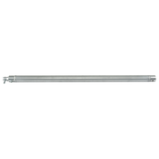 MILOS F Truss - Single Tube 50 mm F (Prolyte Ø 27,8 mm compatible), Silver, 1.000mm Tube F 1000 - incl. 1x female receiver - 100 cm - silver