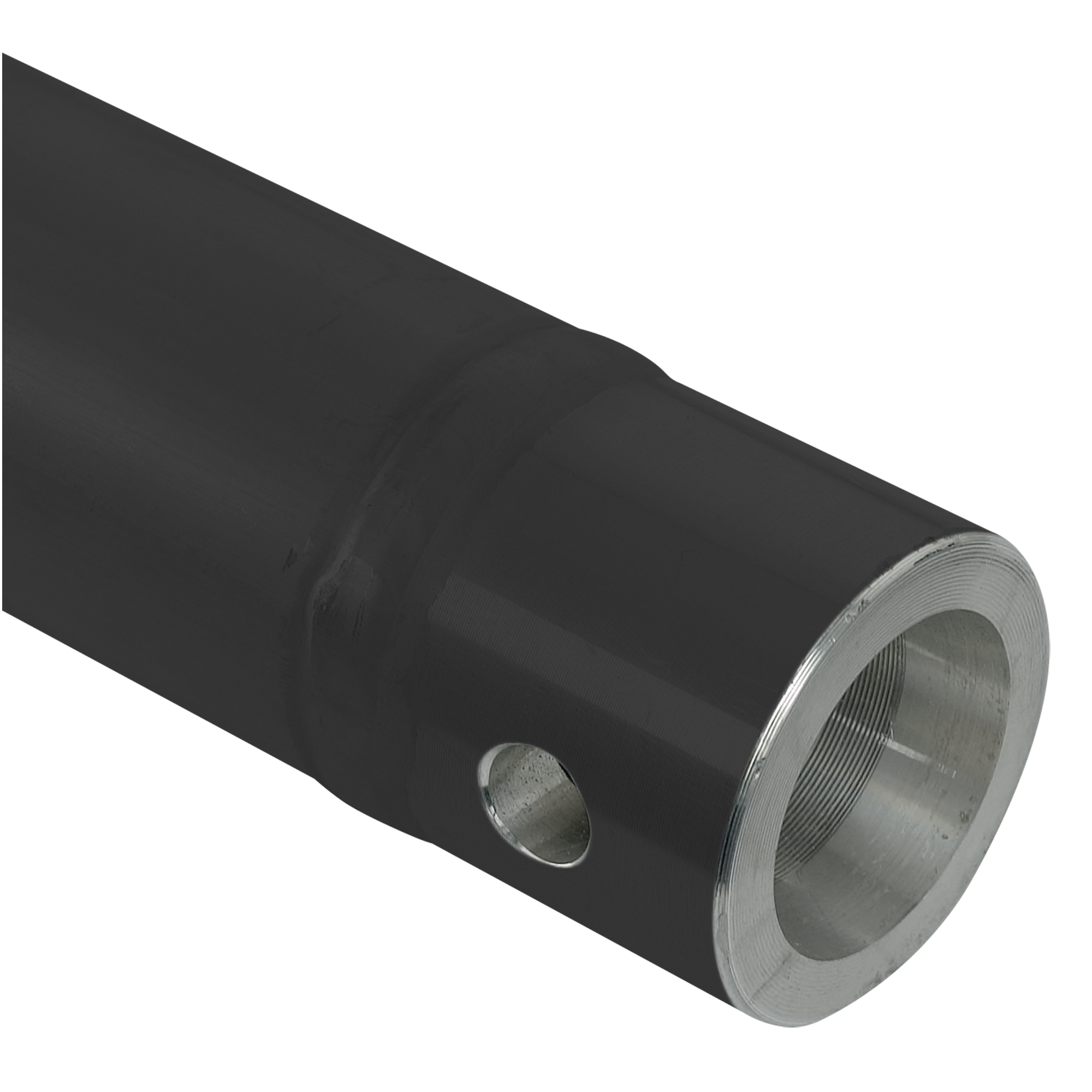 MILOS F Truss - Single Tube 50 mm F (Prolyte Ø 27,8 mm compatible), Black, 2.000mm Tube F 2000 - incl. 1x female receiver - 200 cm - black