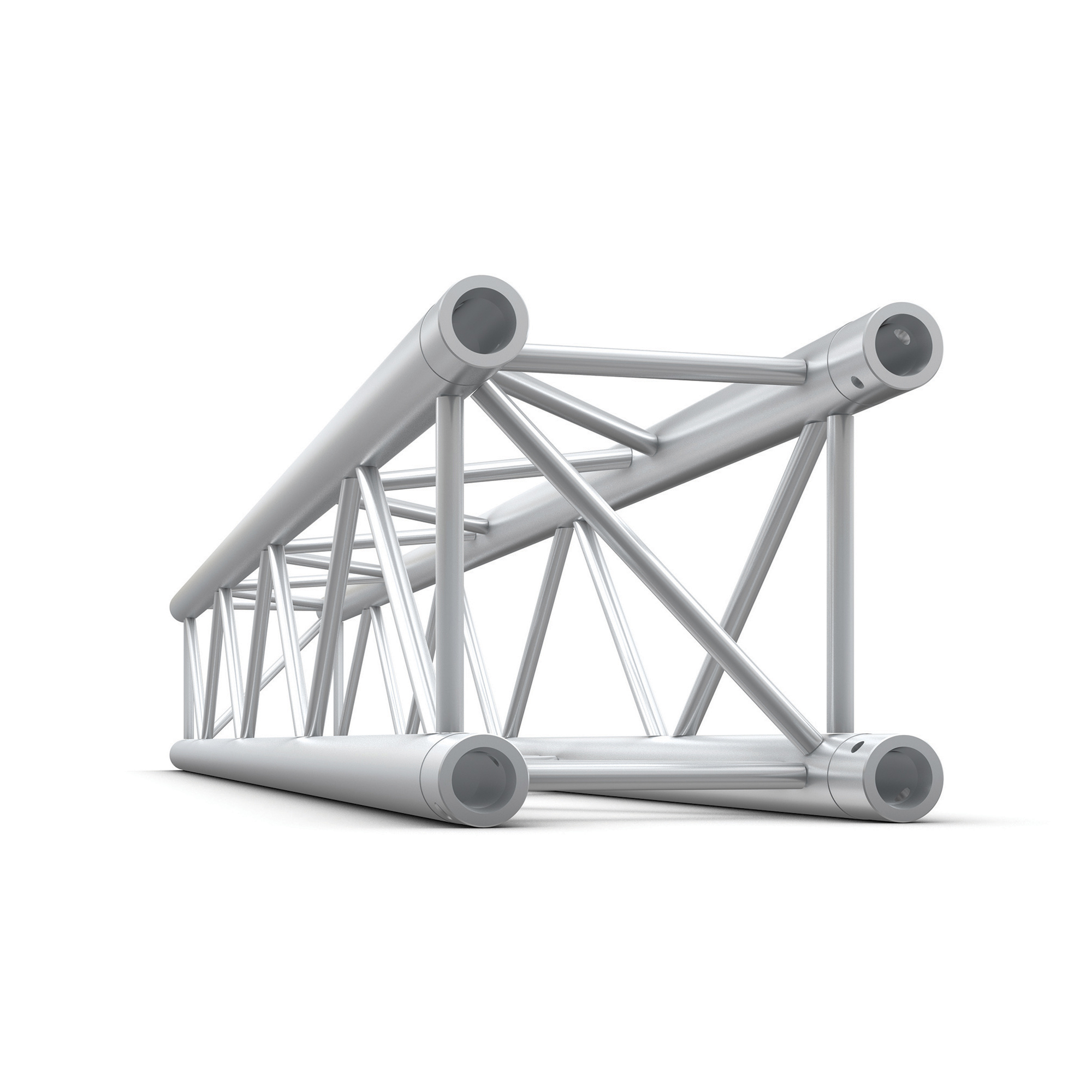 MILOS Pro-30 Square F Truss - Straight F (Prolyte Ø 27,8 mm compatible), Silver, 3.000mm QTF3000 - 3000 mm - silver