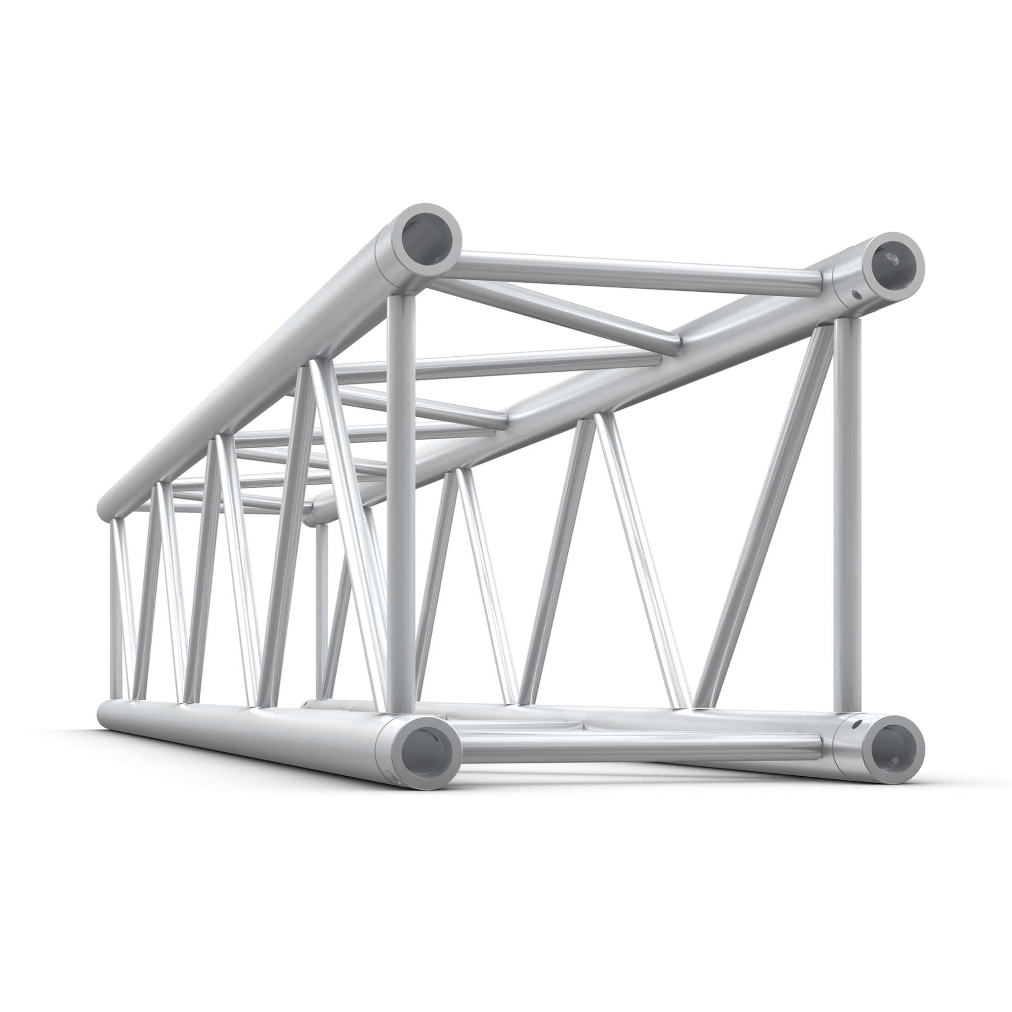 MILOS Pro-40 Square F - Straight - Heavy Duty F (Prolyte Ø 27,8 mm compatible), Silver, 500mm QTLF500 - 500 mm - F