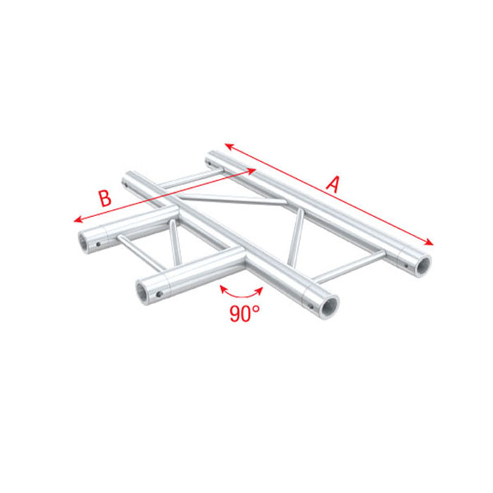 MILOS Pro-30 Step F Truss - T-Cross F (Prolyte Ø 27,8 mm compatible) HF35 - angolo da 90° - horizontal - F