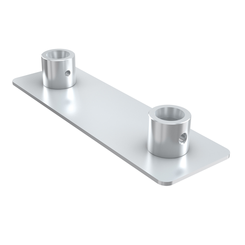 MILOS Pro-30 Step F Truss - Step Base Plate Female F (Prolyte Ø 27,8 mm compatible), Silver FWPD - F