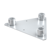 MILOS Pro-30 Triangle F Truss - Triangle Base Plate Female F (Prolyte Ø 27,8 mm compatible), Silver FWPT - F