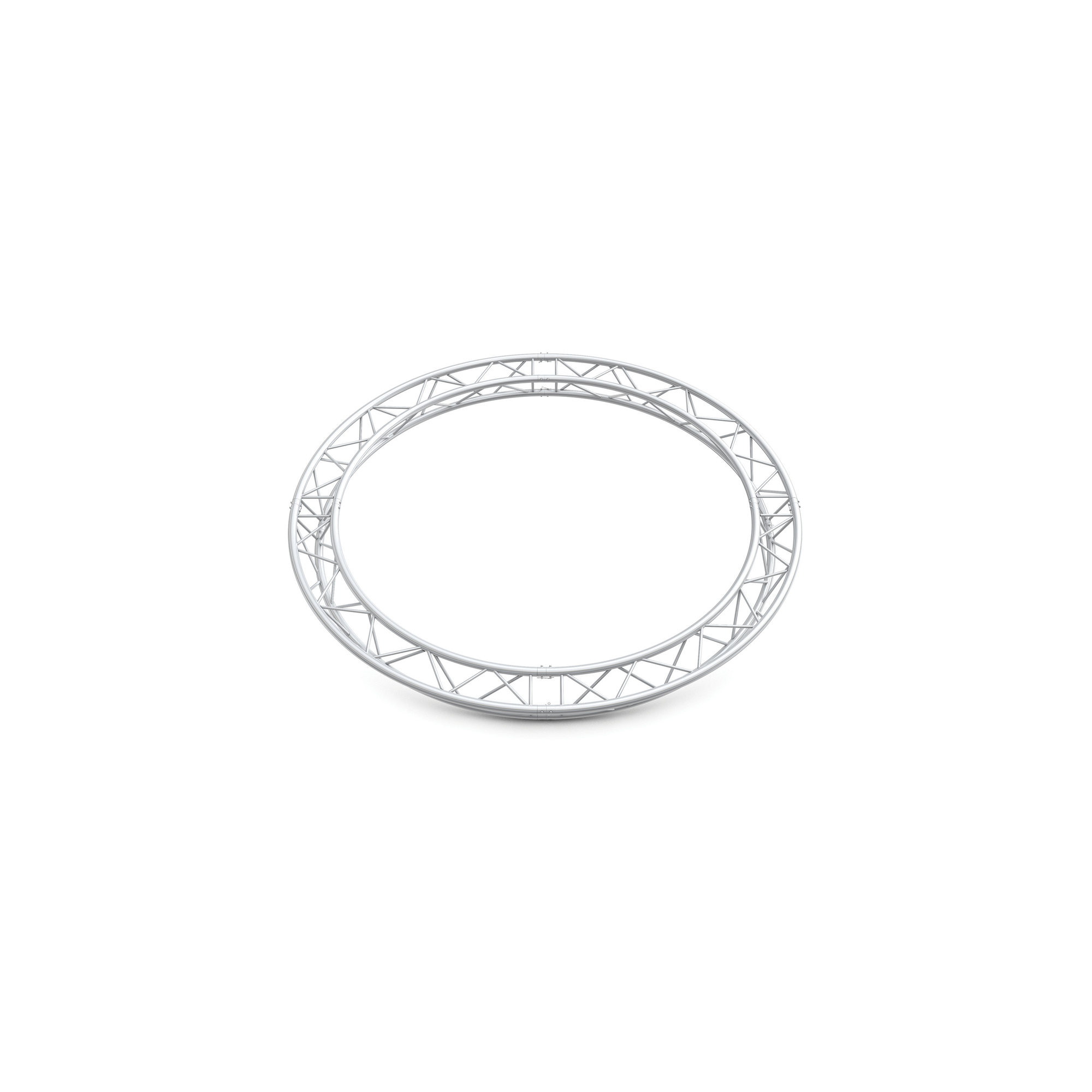 MILOS FT30 Triangle Truss Circle F (Prolyte Ø 27,8 mm compatible), Silver, 4.000mm CrSTFd4000 - diameter 4 m