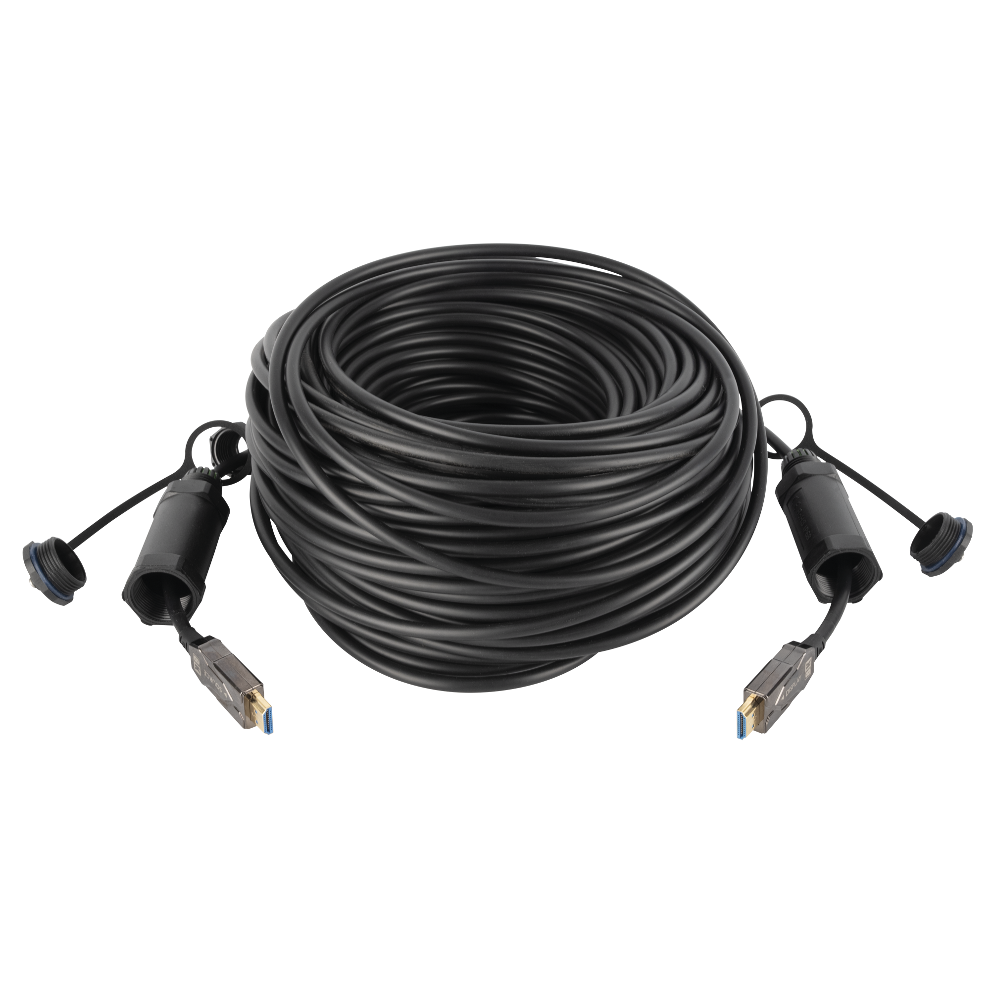 DAP Armoured HDMI 2.1 AOC 8K Fibre Cable 30 m - Armoured - gold plated 30 m - Armato - placcato oro