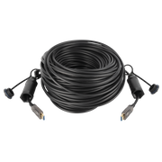 DAP Armoured HDMI 2.1 AOC 8K Fibre Cable 50 m - Armoured - gold plated 50 m - Armato - placcato oro