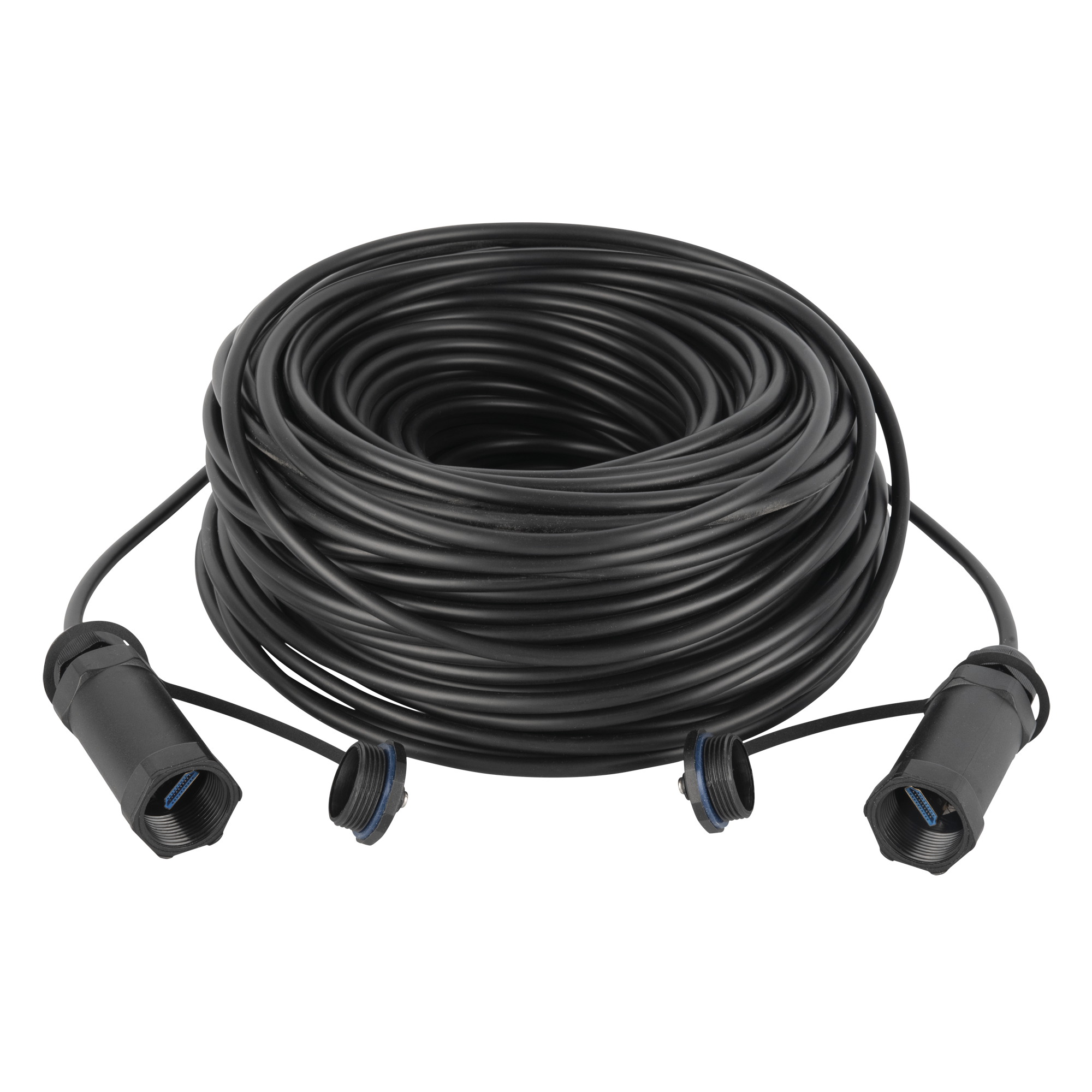 DAP Armoured HDMI 2.1 AOC 8K Fibre Cable 50 m - Armoured - gold plated 50 m - Armato - placcato oro