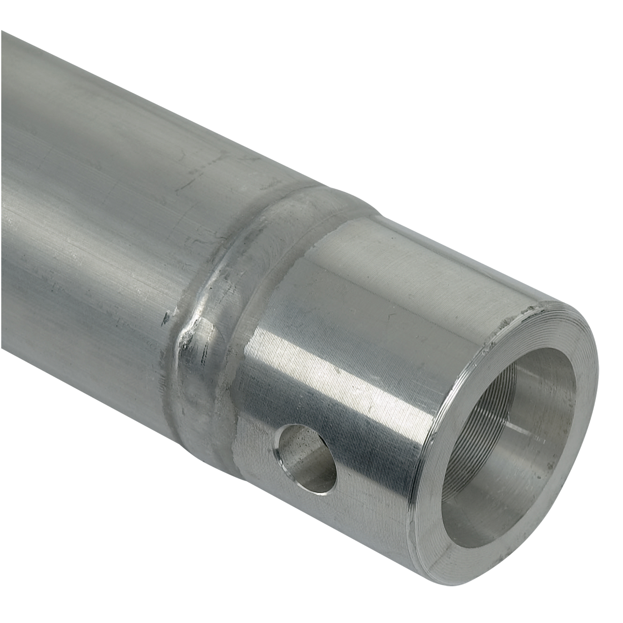 MILOS G Truss - Single Tube 50 mm G (Global & Euro Ø 29,0 mm compatible), Silver, 250mm Tube U 250 - incl. 1x female receiver - 25 cm - silver