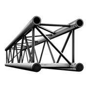 MILOS Pro-30 Square G Truss - Straight G (Global & Euro Ø 29,0 mm compatible), Black, 500mm QTU500 - 500 mm - black