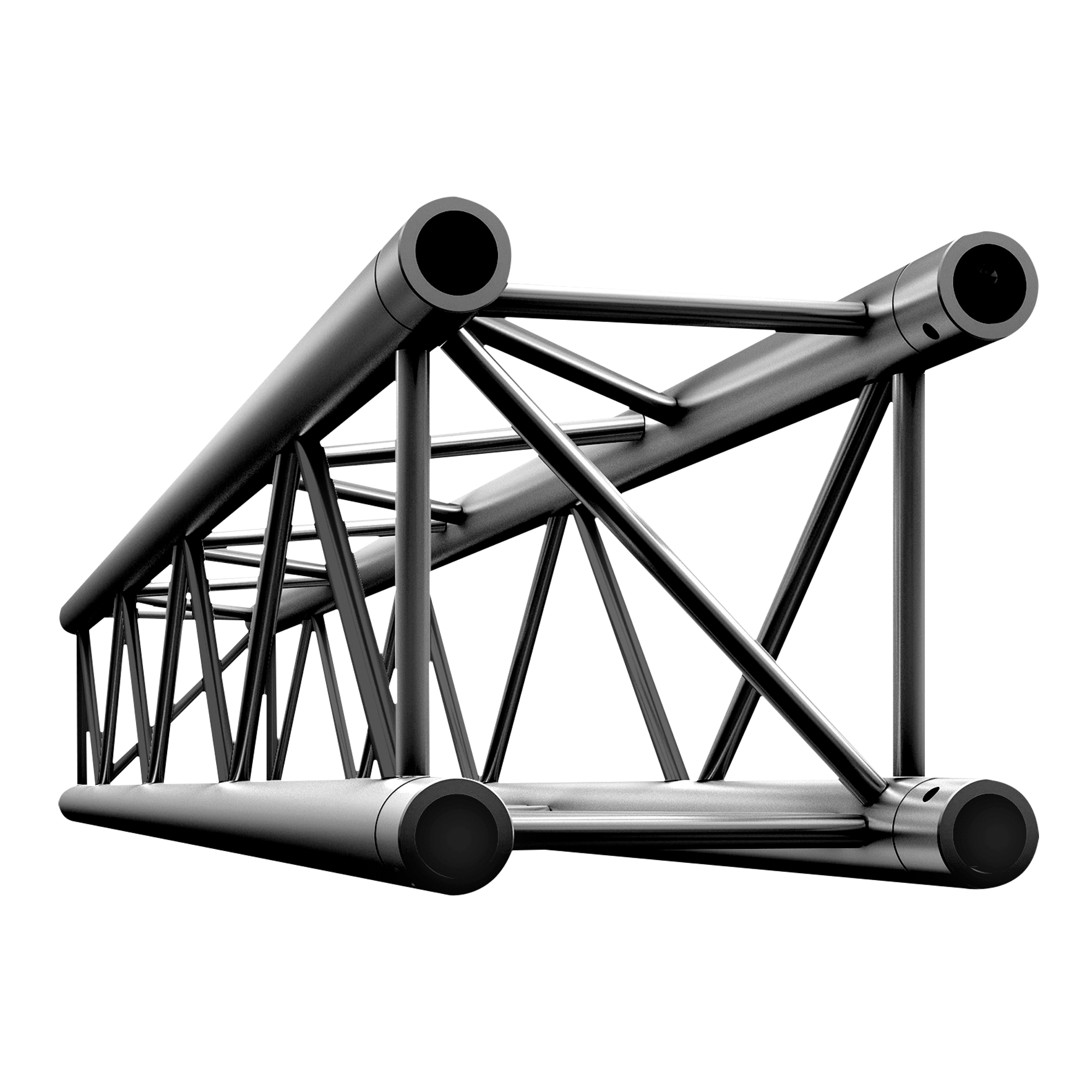 MILOS Pro-30 Square G Truss - Straight G (Global & Euro Ø 29,0 mm compatible), Black, 500mm QTU500 - 500 mm - black