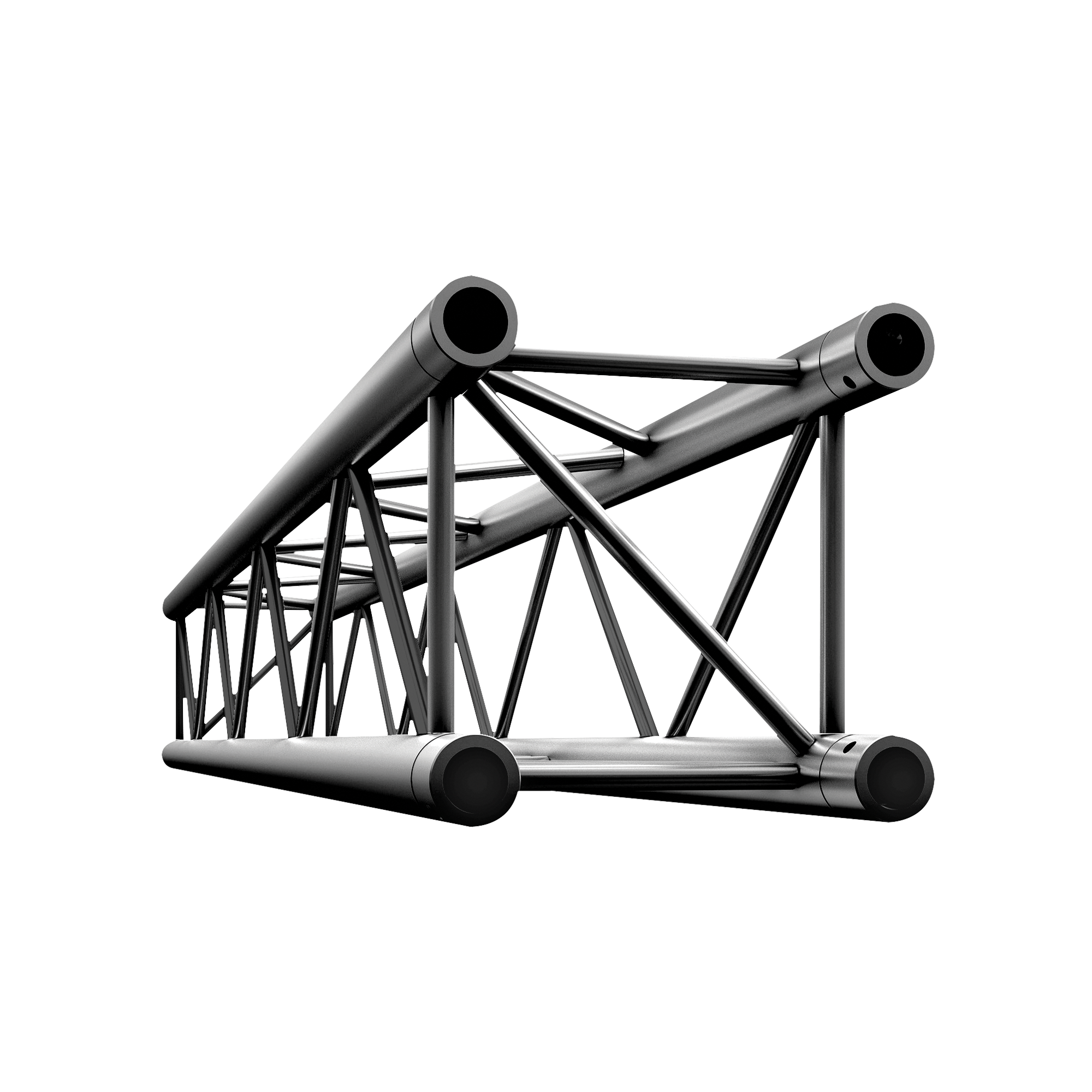 MILOS Pro-30 Square G Truss - Straight G (Global & Euro Ø 29,0 mm compatible), Black, 1.000mm QTU1000 - 1000 mm - black