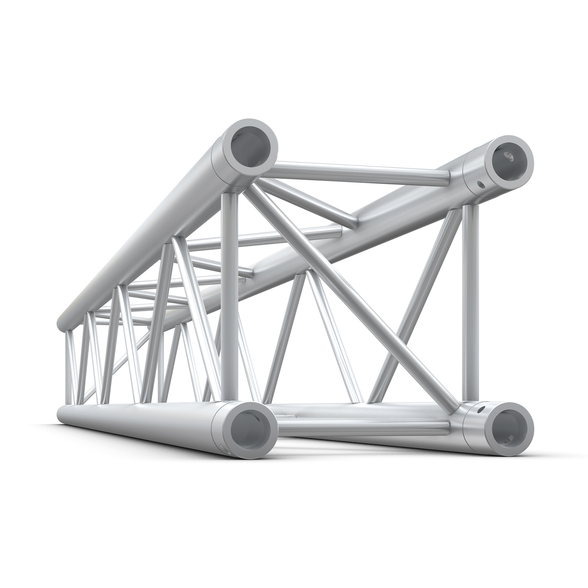 MILOS Pro-30 Square G Truss - Straight - Heavy Duty G (Global & Euro Ø 29,0 mm compatible), Silver, 1.000mm QTVU1000 - 1000 mm - heavy duty - silver - G