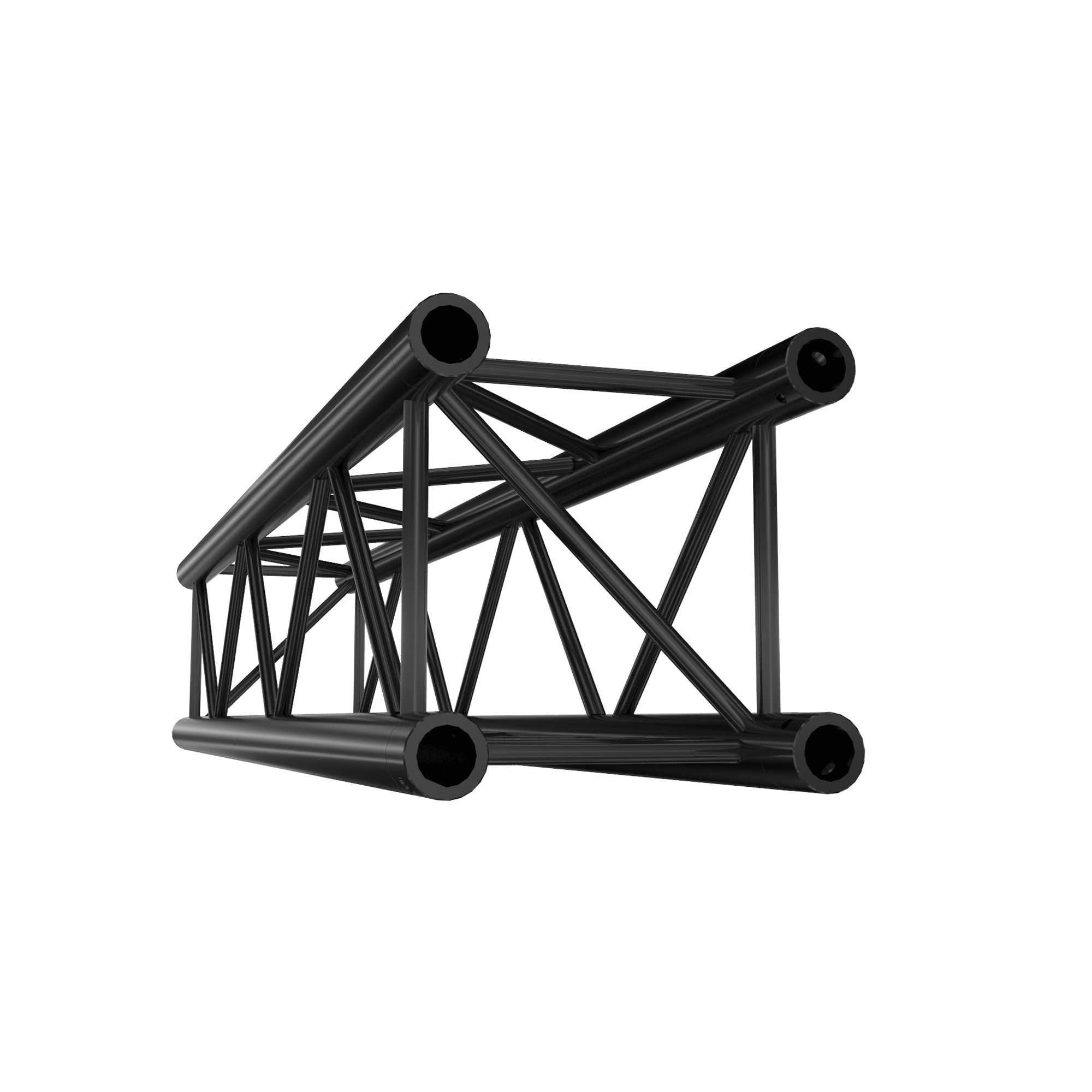 MILOS Pro-30 Square G Truss - Straight G (Global & Euro Ø 29,0 mm compatible), Black, 1.500mm QTU1500 - 1500 mm - black