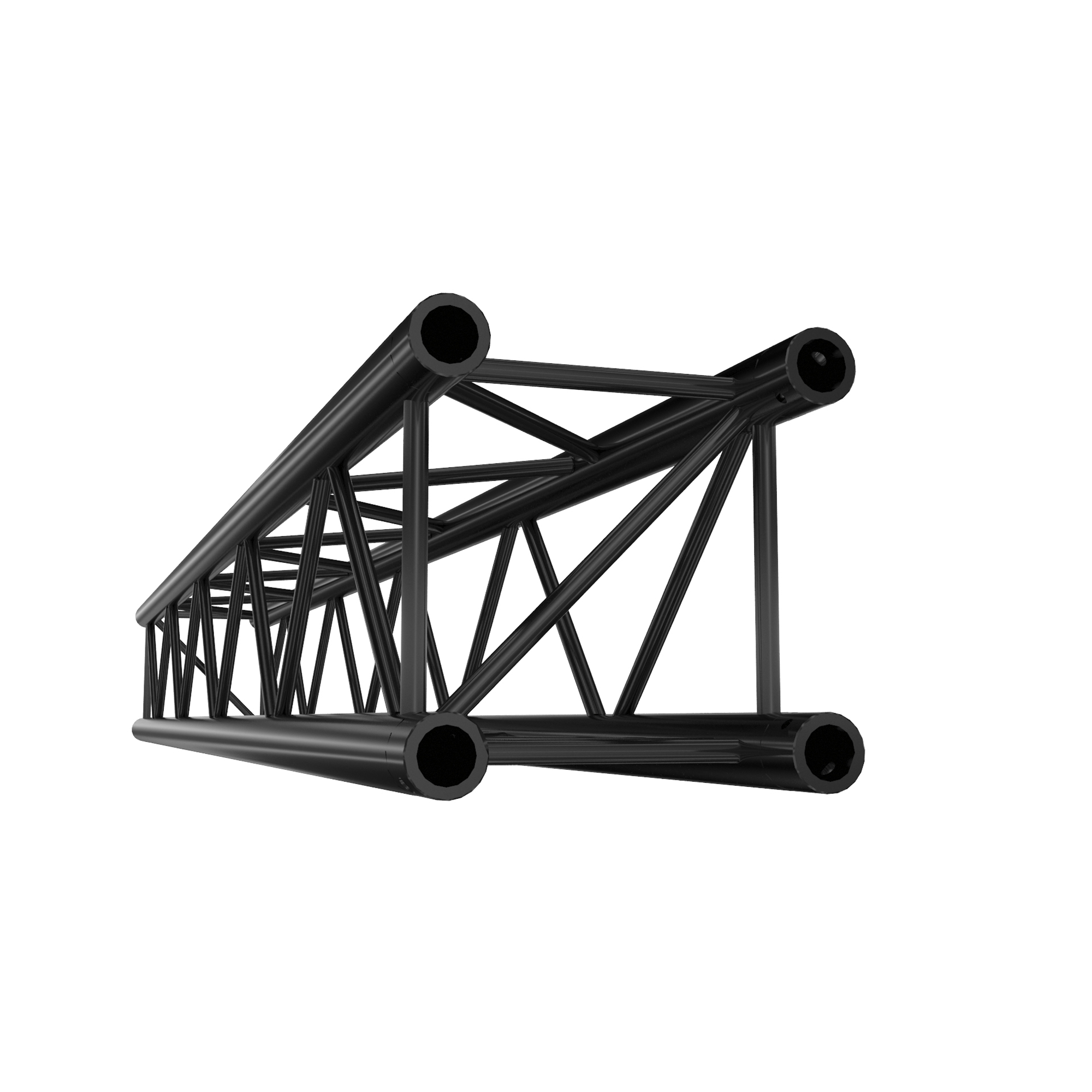 MILOS Pro-30 Square G Truss - Straight G (Global & Euro Ø 29,0 mm compatible), Black, 2.500mm QTU2500 - 2500 mm - black - G