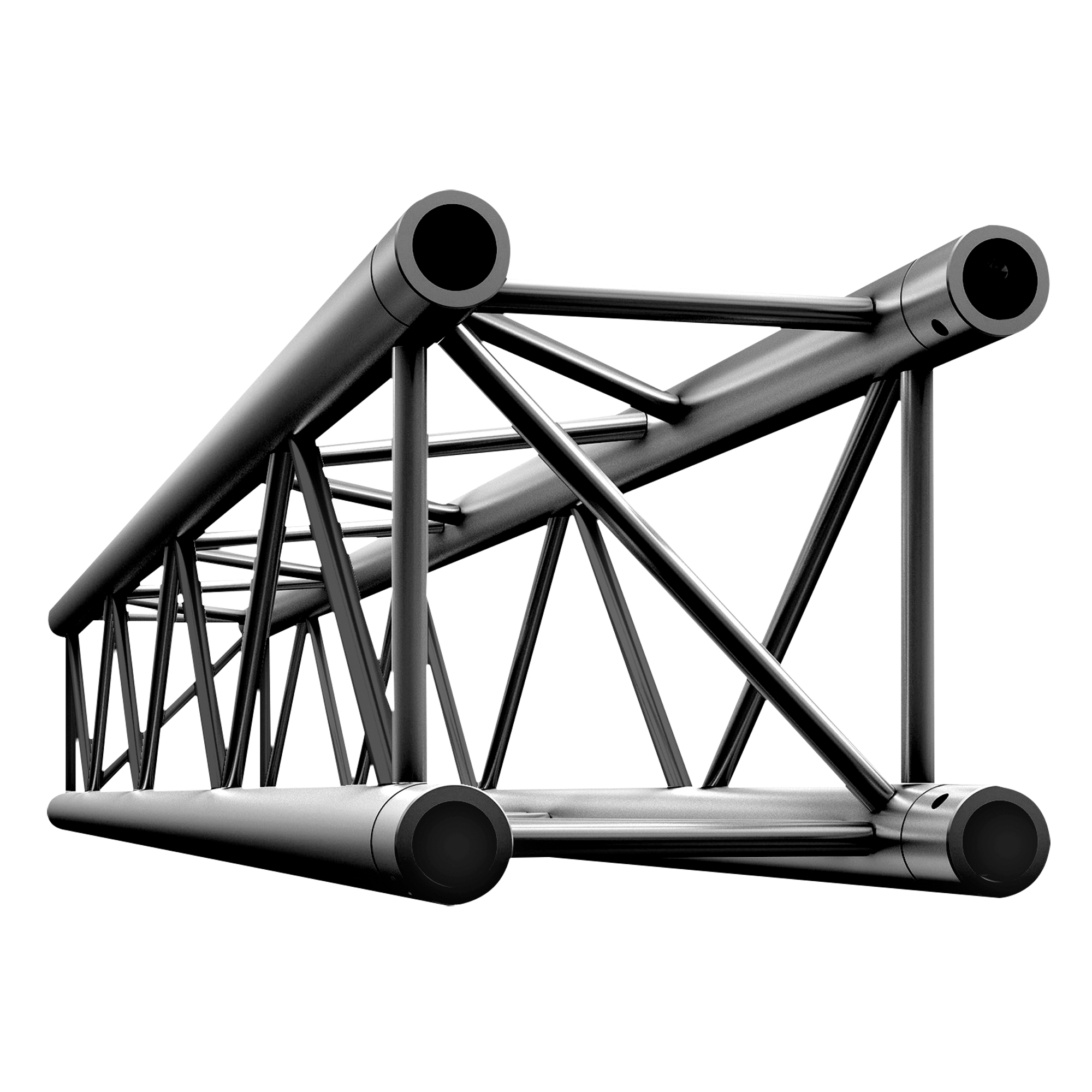 MILOS Pro-30 Square G Truss - Straight G (Global & Euro Ø 29,0 mm compatible), Black, 3.000mm QTU3000 - 3000 mm - black