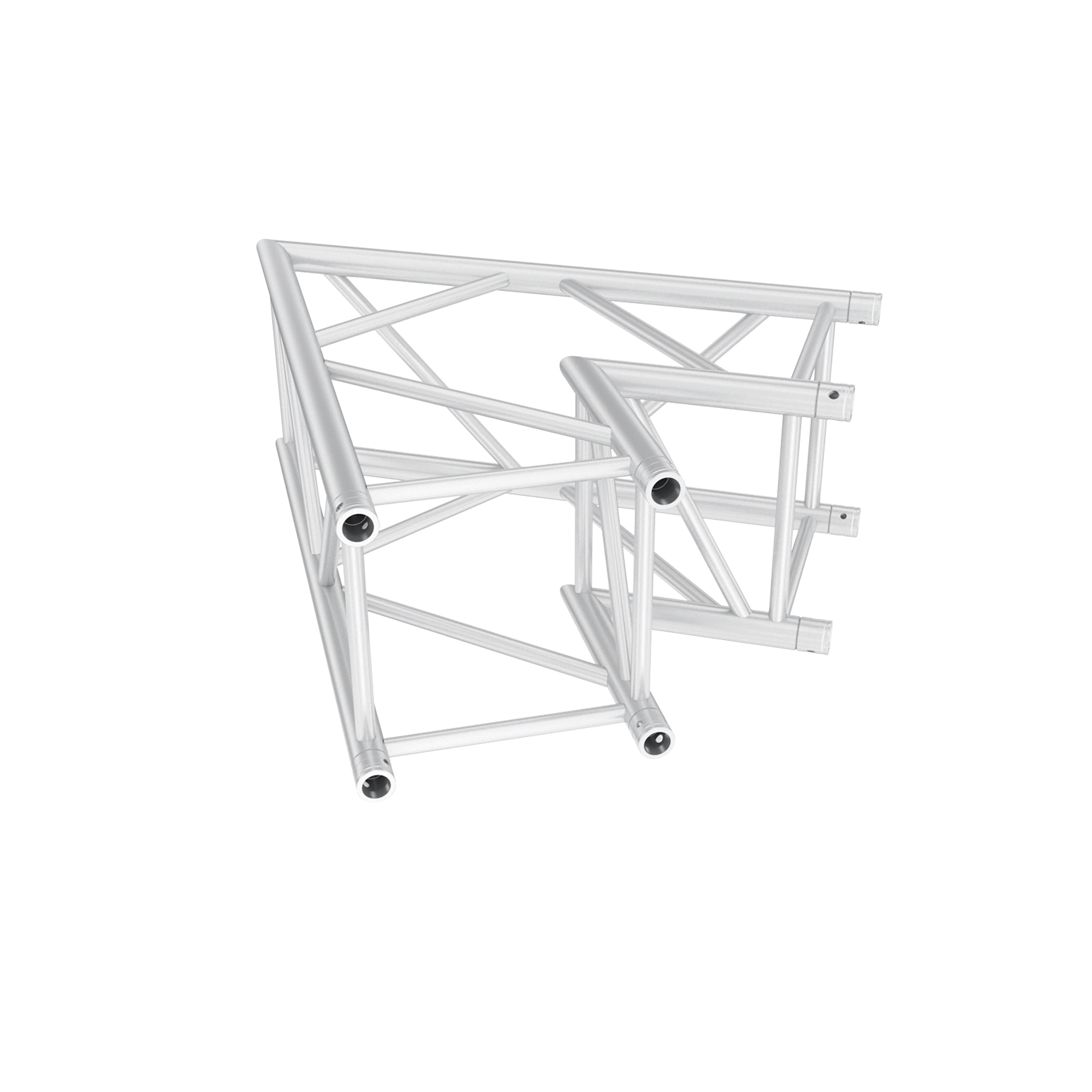 MILOS Pro-40 Square G Truss - Corner - Heavy Duty G (Global & Euro Ø 29,0 mm compatible) QCLU20 - 60° corner - G