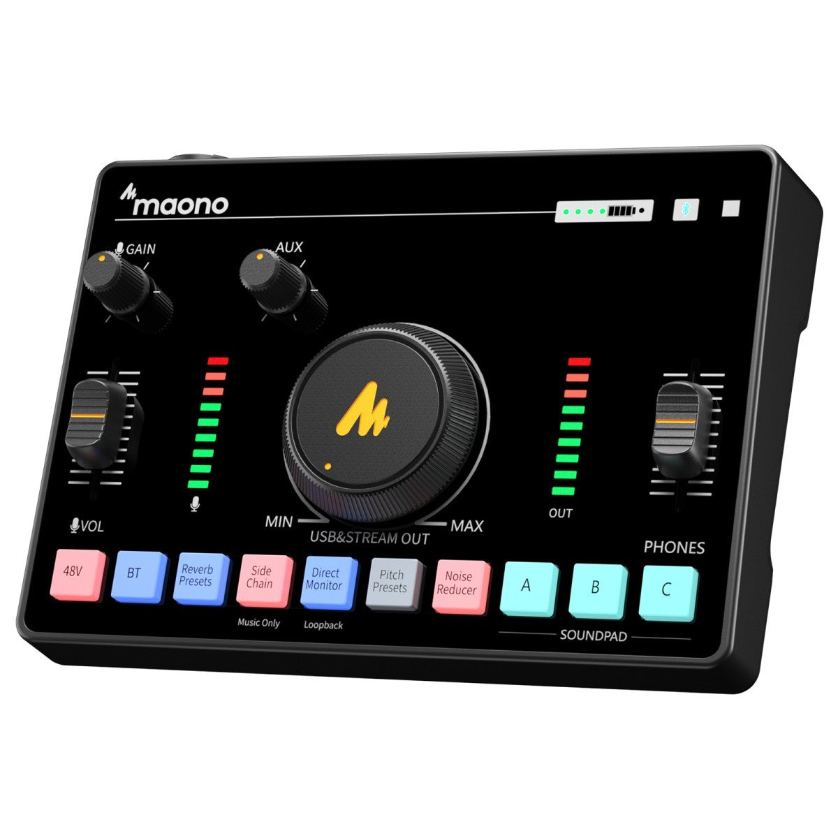 MAONO AMC2 NEO MEZCLADOR Y TARJETA DE SONIDO