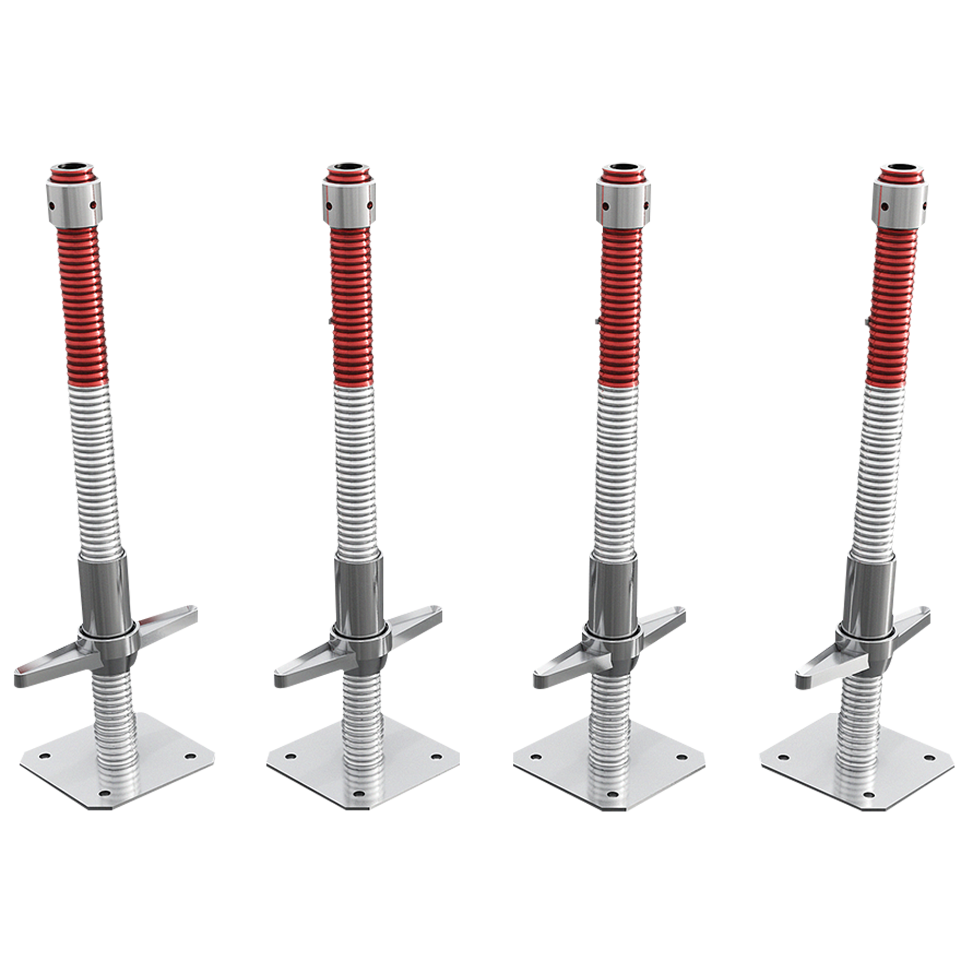 MILOS Adjustable Screw Jacks Set di 4