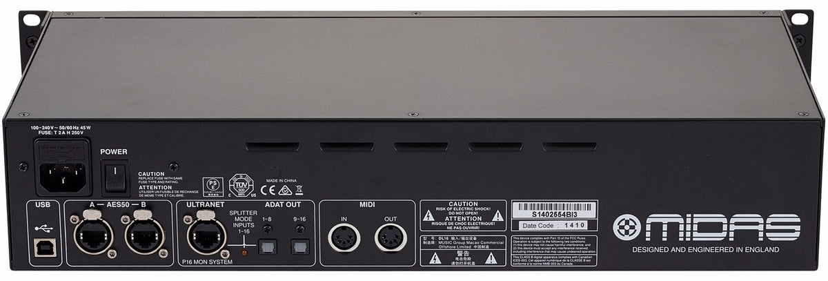 Midas DL16 Stage Box Digitale