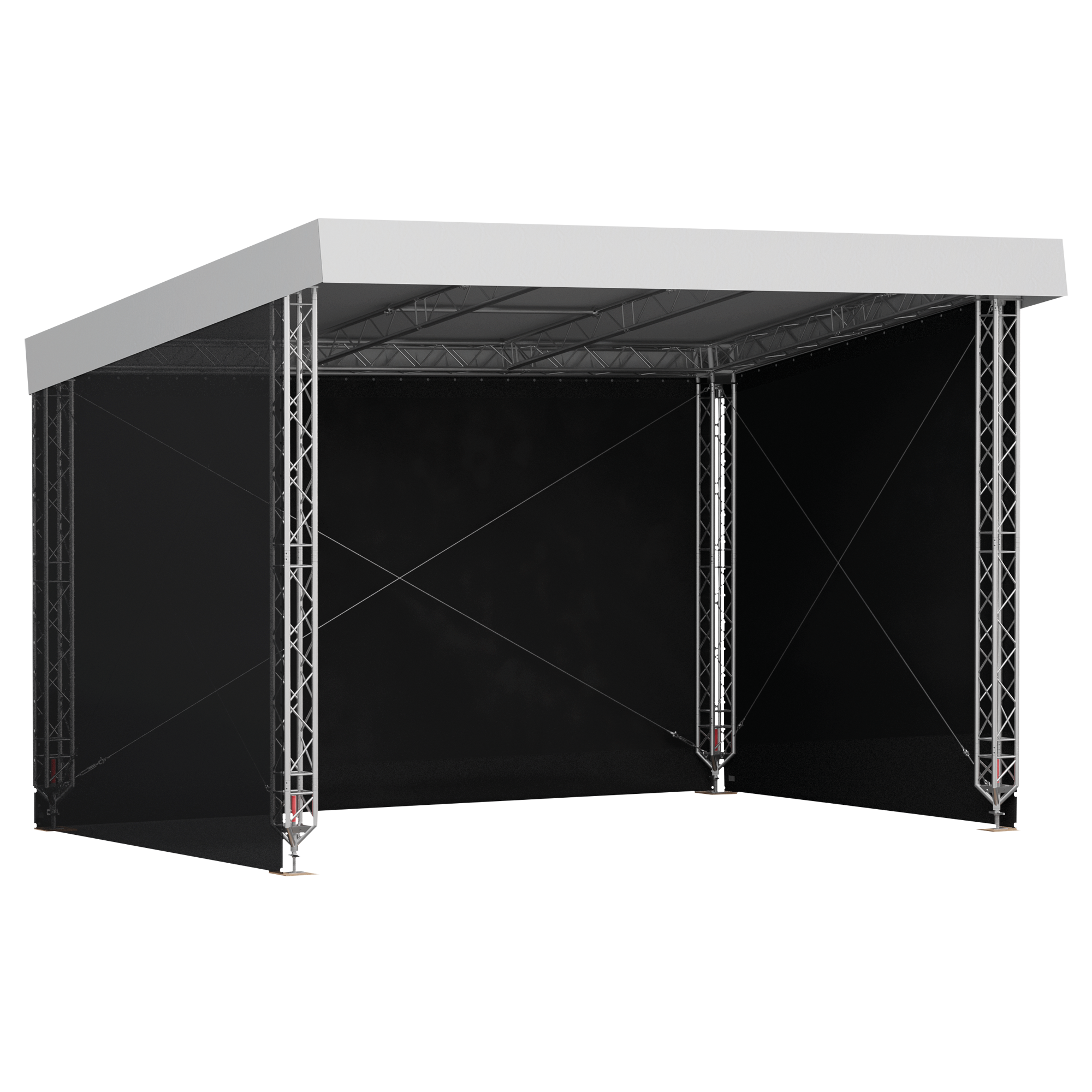 MILOS MR0 Sloping Roof System with Canopy 6m, 4m 6 x 4 m